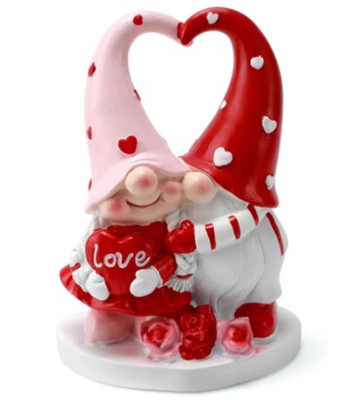 Valentine Gnome Figurines Decorations for Home Table Ornaments